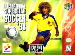 Jikkyou World Soccer: World Cup France '98 box art for Nintendo 64
